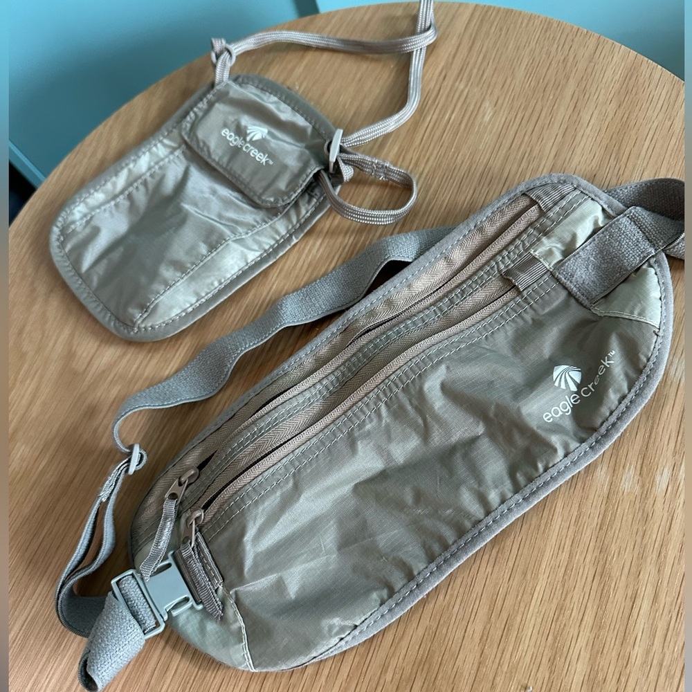 Eagle Creek Undercover Money Belt, Passport Holder, And Neck Wallet